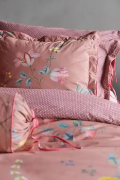 Bettkissen|Pip Studio Quadratisches Zierkissen Fleur Grandeur Rosa