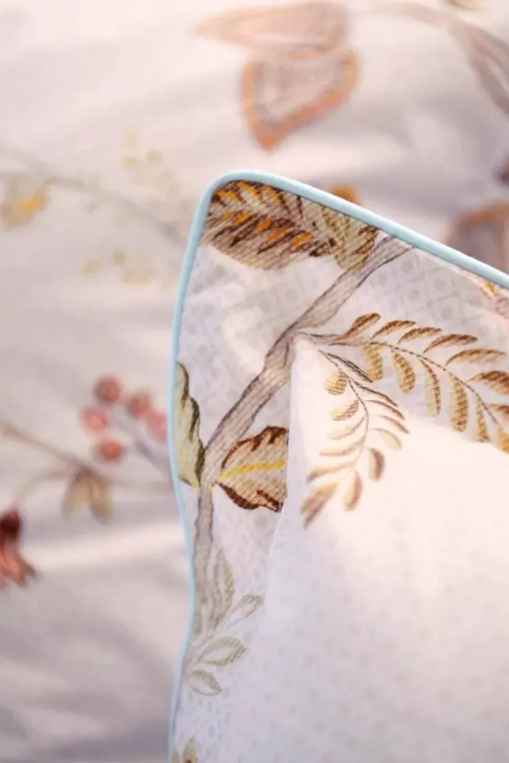 Zierkissen|Pip Studio Quadratisches Zierkissen Cece Fiore S Weis