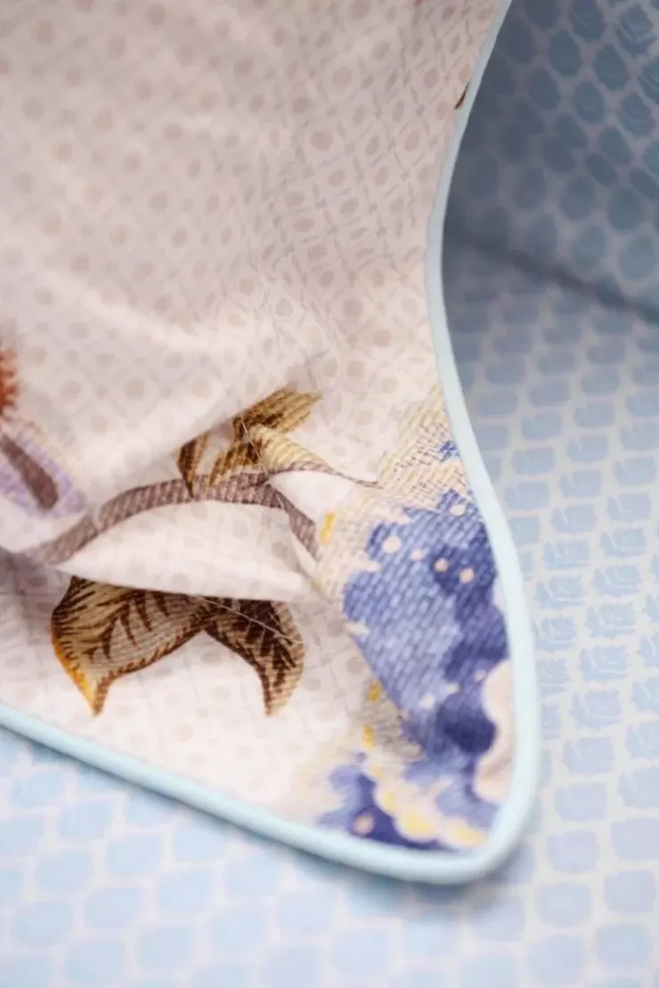 Zierkissen|Pip Studio Quadratisches Zierkissen Cece Fiore S Weis