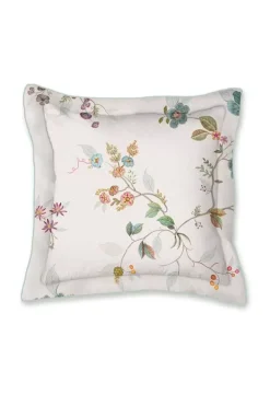 Zierkissen|Pip Studio Quadratisches Zierkissen Kawai Flower S Weis