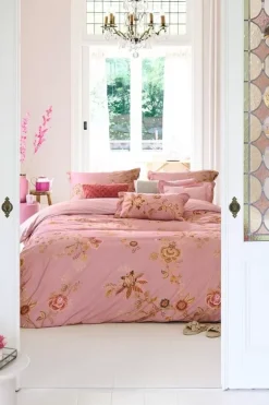 Zierkissen|Pip Studio Quadratisches Zierkissen Cece Fiore Rosa