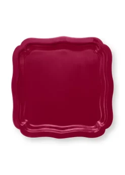 Schale Und Tabletts|Pip Studio Rechteckig Schale Emailliert Dunkel Rosa