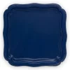 Schale Und Tabletts|Pip Studio Rechteckig Schale Emailliert Blau