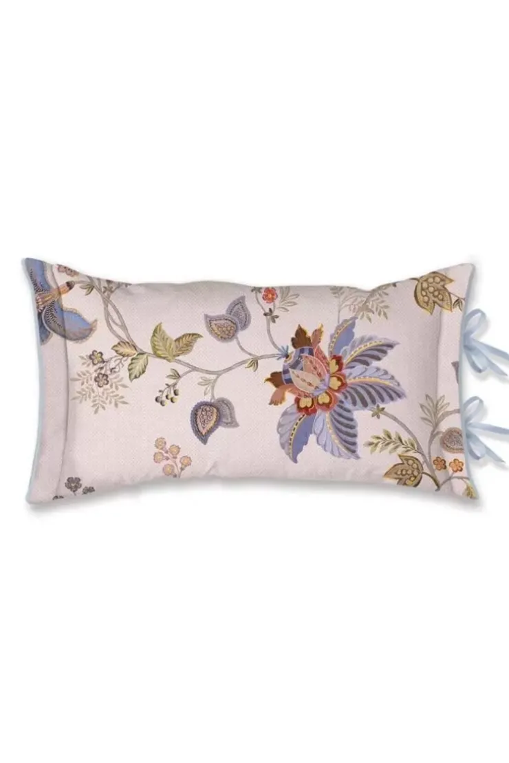 Bettkissen|Pip Studio Rechteckige Zierkissen Cece Fiore S Weis