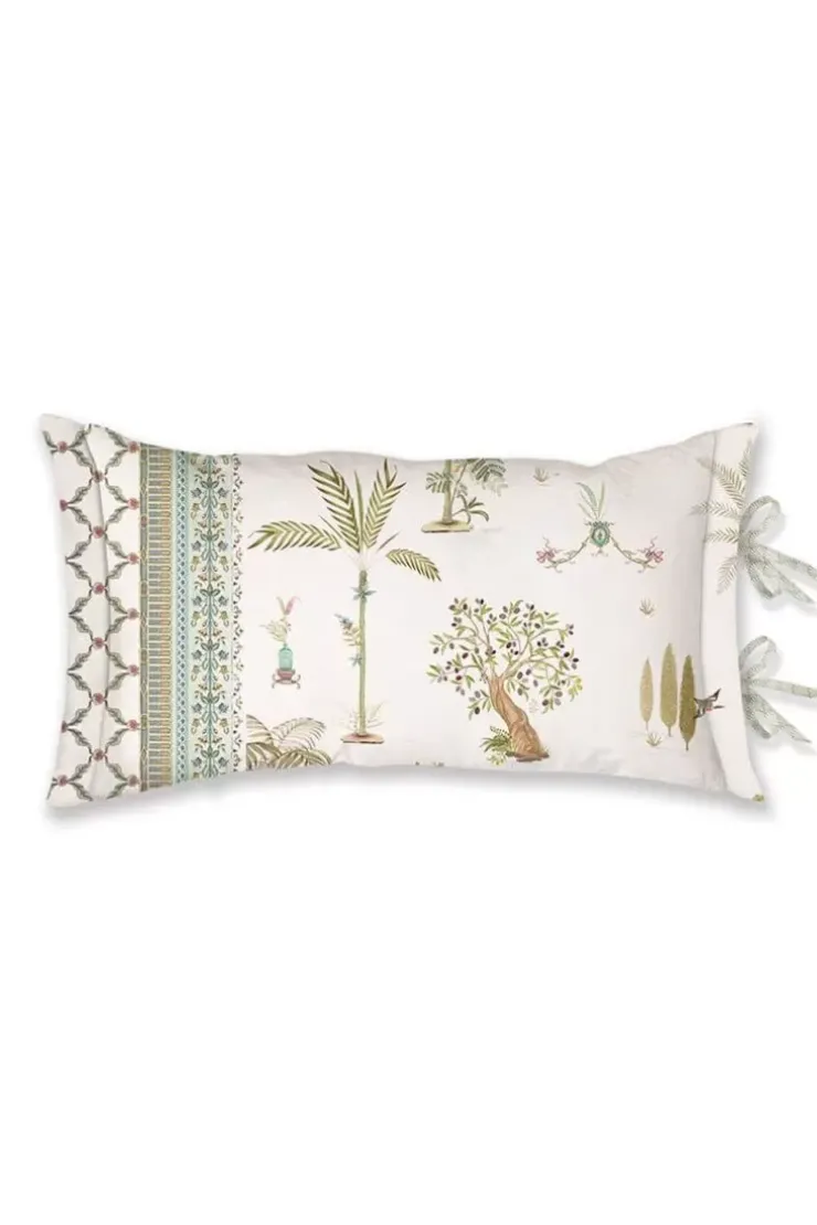 Bettkissen|Pip Studio Rechteckige Zierkissen Giardini Di Frutta Weiss