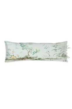 Bettkissen|Pip Studio Rechteckige Zierkissen Lang Japonica Weis