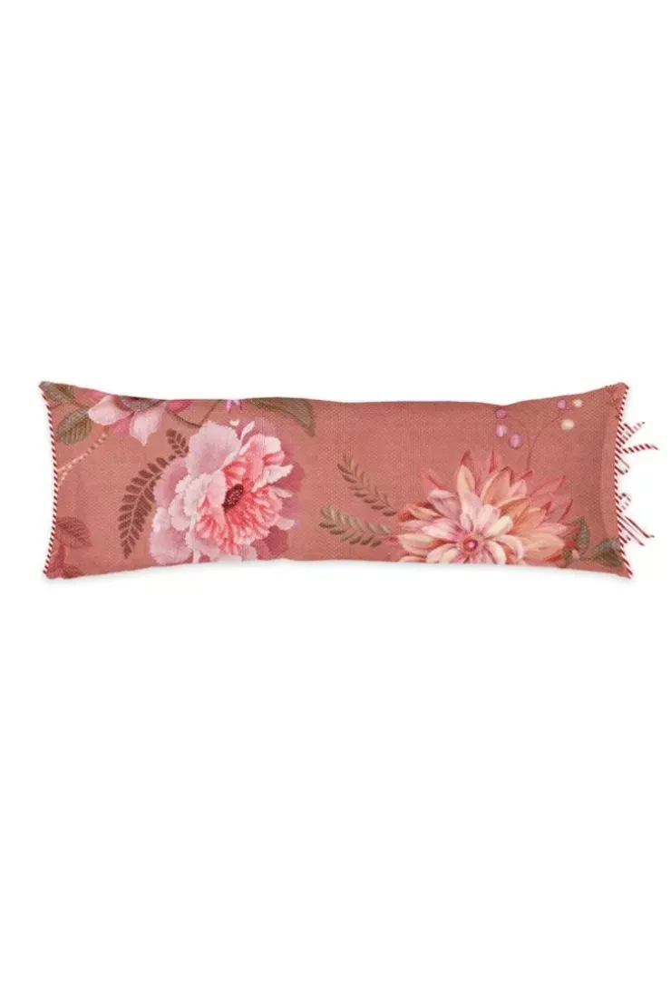 Bettkissen|Pip Studio Rechteckige Zierkissen Lang Tokyo Bouquet /Terra Rosa