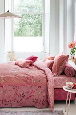 Bettkissen|Pip Studio Rechteckige Zierkissen Lang Tokyo Bouquet /Terra Rosa