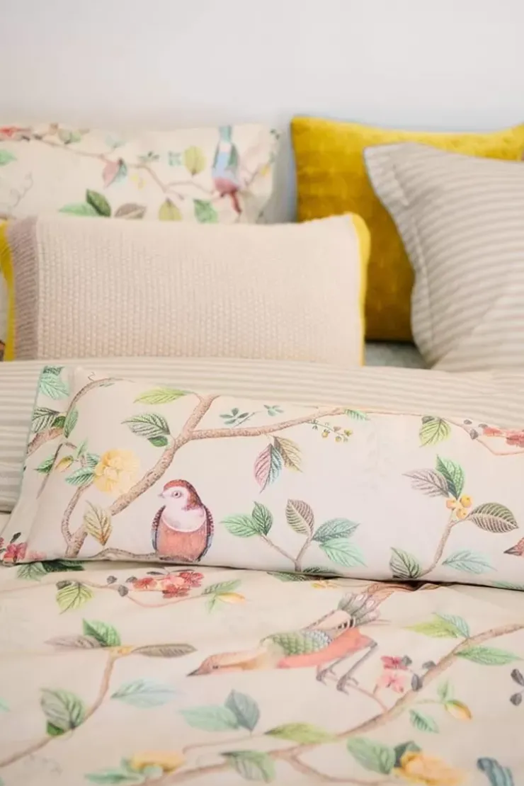 Bettkissen|Pip Studio Rechteckige Zierkissen Lang Good Nightingale Sand Beige
