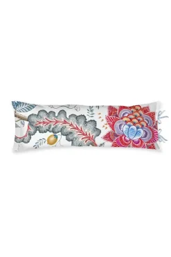 Bettkissen|Pip Studio Rechteckige Zierkissen Lang Tree Of Life Weiss