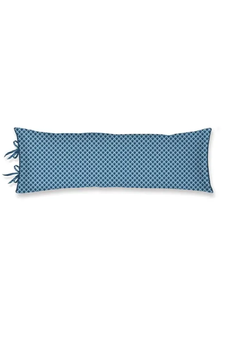 Bettkissen|Pip Studio Rechteckige Zierkissen Lang Tokyo Bouquet Dunkel Blau