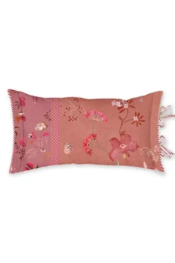 Bettkissen|Pip Studio Rechteckige Zierkissen Tokyo Bouquet /Terra Rosa