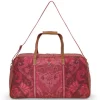 Wochenendtaschen|Pip Studio Reisetasche Gross Kyoto Festival Dunkel Rosa