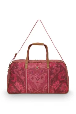 Wochenendtaschen|Pip Studio Reisetasche Gross Kyoto Festival Dunkel Rosa
