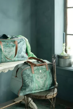 Wochenendtaschen|Pip Studio Reisetasche Medium Kyoto Festival Grun