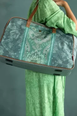 Wochenendtaschen|Pip Studio Reisetasche Medium Kyoto Festival Grun
