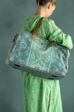 Wochenendtaschen|Pip Studio Reisetasche Medium Kyoto Festival Grun