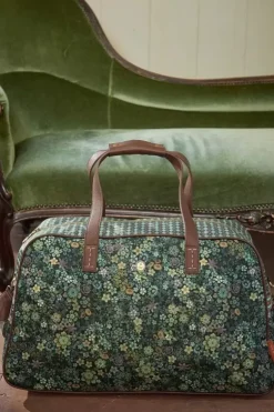 Wochenendtaschen|Pip Studio Reisetaschen Medium Tutti I Fiori Grun