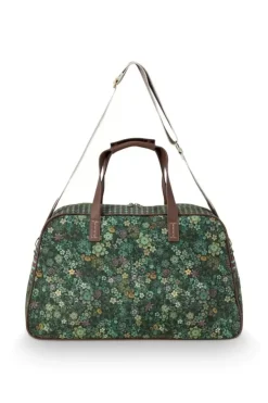 Wochenendtaschen|Pip Studio Reisetaschen Medium Tutti I Fiori Grun