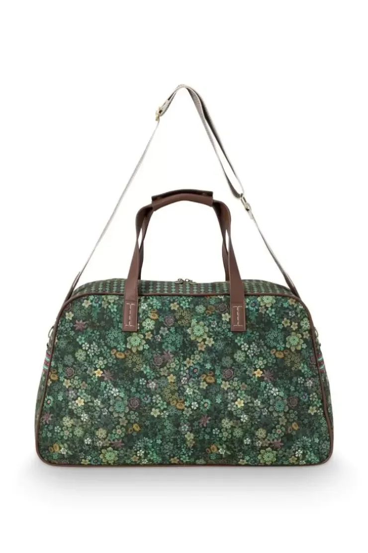 Wochenendtaschen|Pip Studio Reisetaschen Medium Tutti I Fiori Grun