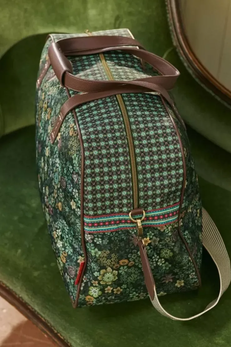 Wochenendtaschen|Pip Studio Reisetaschen Medium Tutti I Fiori Grun