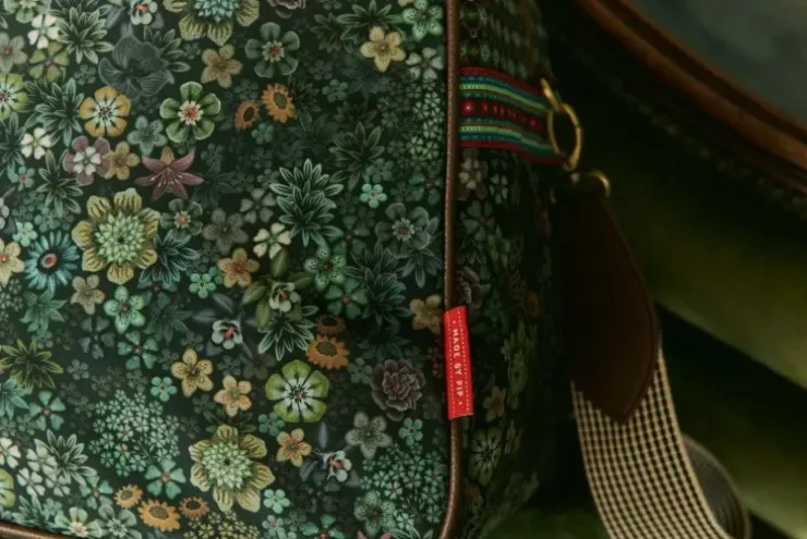 Wochenendtaschen|Pip Studio Reisetaschen Medium Tutti I Fiori Grun