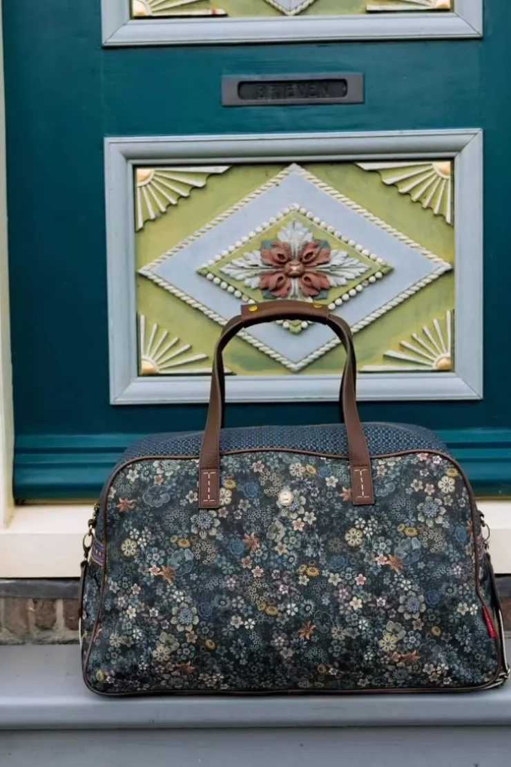 Wochenendtaschen|Pip Studio Reisetaschen Medium Tutti I Fiori Blau