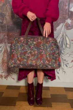 Wochenendtaschen|Pip Studio Reisetaschen Medium Tutti I Fiori Rosa