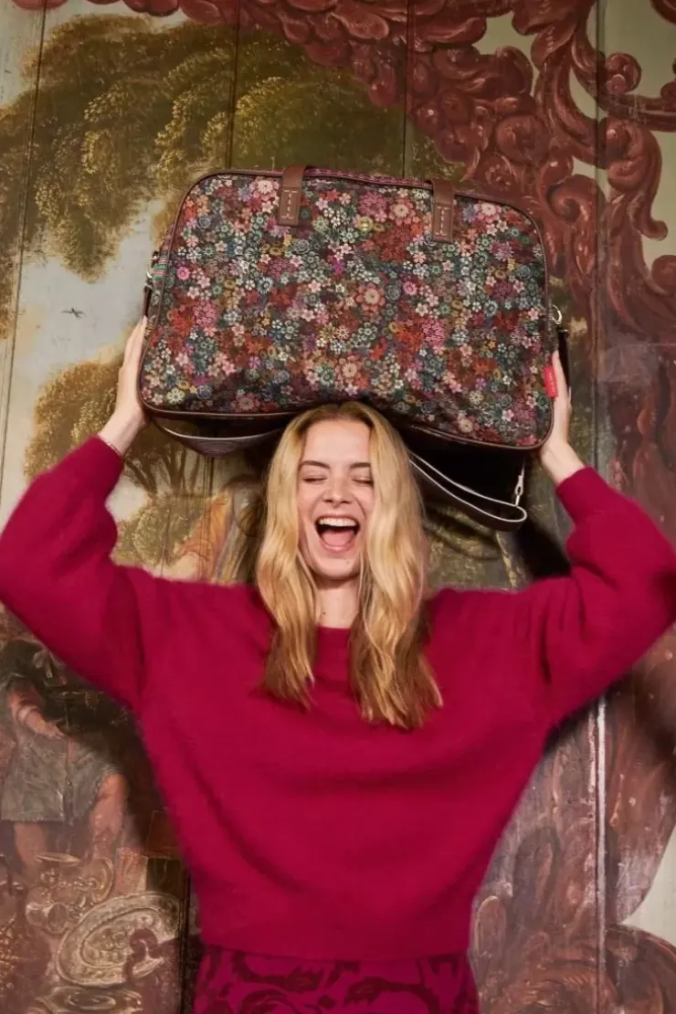 Wochenendtaschen|Pip Studio Reisetaschen Medium Tutti I Fiori Rosa