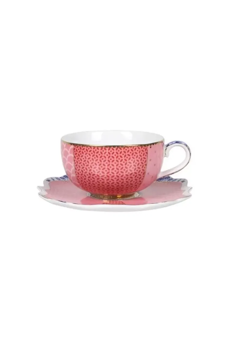 Espresso Tasse|Pip Studio Royal Multi Espressotasse & Untertasse Rosa