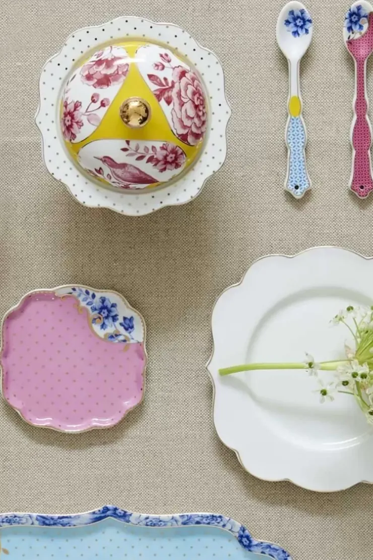 Teebeutelablage|Pip Studio Royal Multi Teebeutelablage Rosa 10 Cm