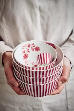Eierbecher|Pip Studio Royal Stripes Eierbecher Dunkel Rosa
