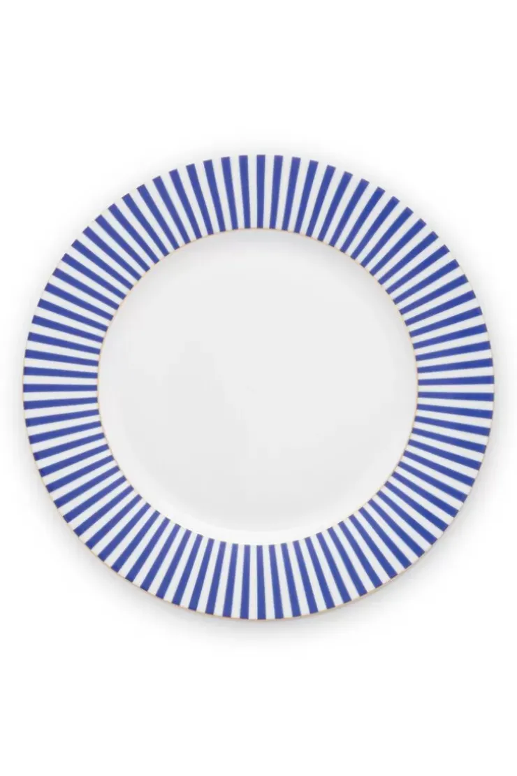 Essteller|Pip Studio Royal Stripes Essteller 26.5 Cm Blau