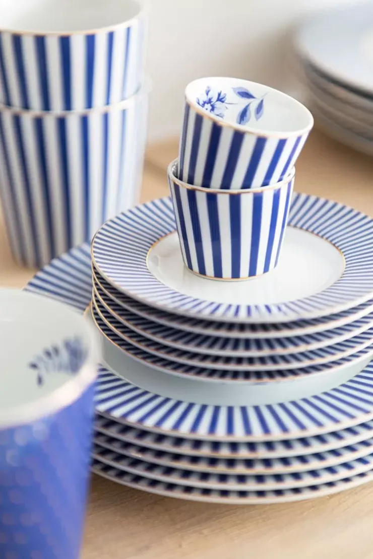 Essteller|Pip Studio Royal Stripes Essteller 26.5 Cm Blau