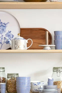 Essteller|Pip Studio Royal Stripes Essteller 26.5 Cm Blau