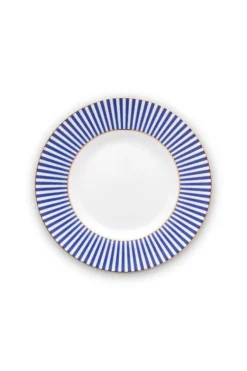 Gebäckteller|Pip Studio Royal Stripes Gebäckteller 17 Cm Blau
