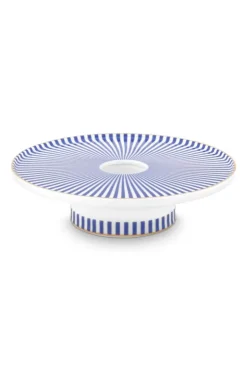 Kerzenhalter|Pip Studio Royal Stripes Kerze Schale 13 Cm Blau