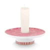 Kerzenhalter|Pip Studio Royal Stripes Kerze Schale Blumen Rosa 14Cm