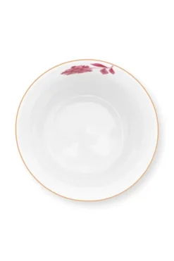 Porzellan Sets|Pip Studio Royal Stripes Tasse & Teebeutelablage Dunkel Rosa