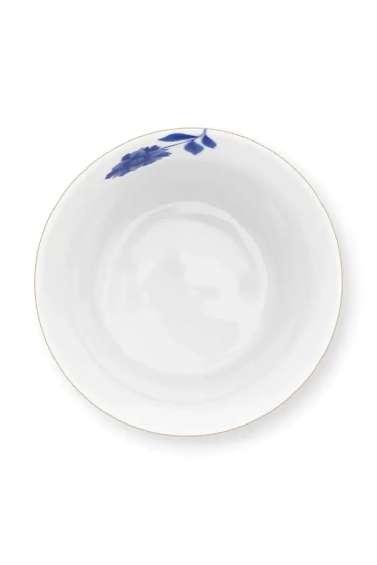 Porzellan Sets|Pip Studio Royal Stripes Tasse & Teebeutelablage Blau