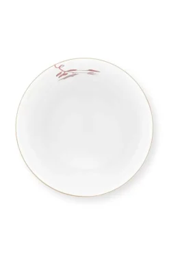 Kaffeetassen|Pip Studio Royal Stripes Tasse Blumen Dunkelrosa