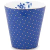 Kaffeetassen|Pip Studio Royal Stripes Tasse Dots Blau