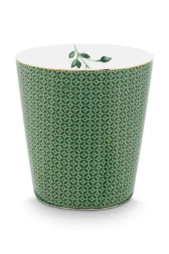 Porzellan Sets|Pip Studio Royal Stripes Tasse Fliesen & Teebeutelablage Grun