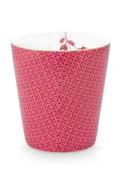 Kaffeetassen|Pip Studio Royal Stripes Tasse Fliesen Dunkel Rosa