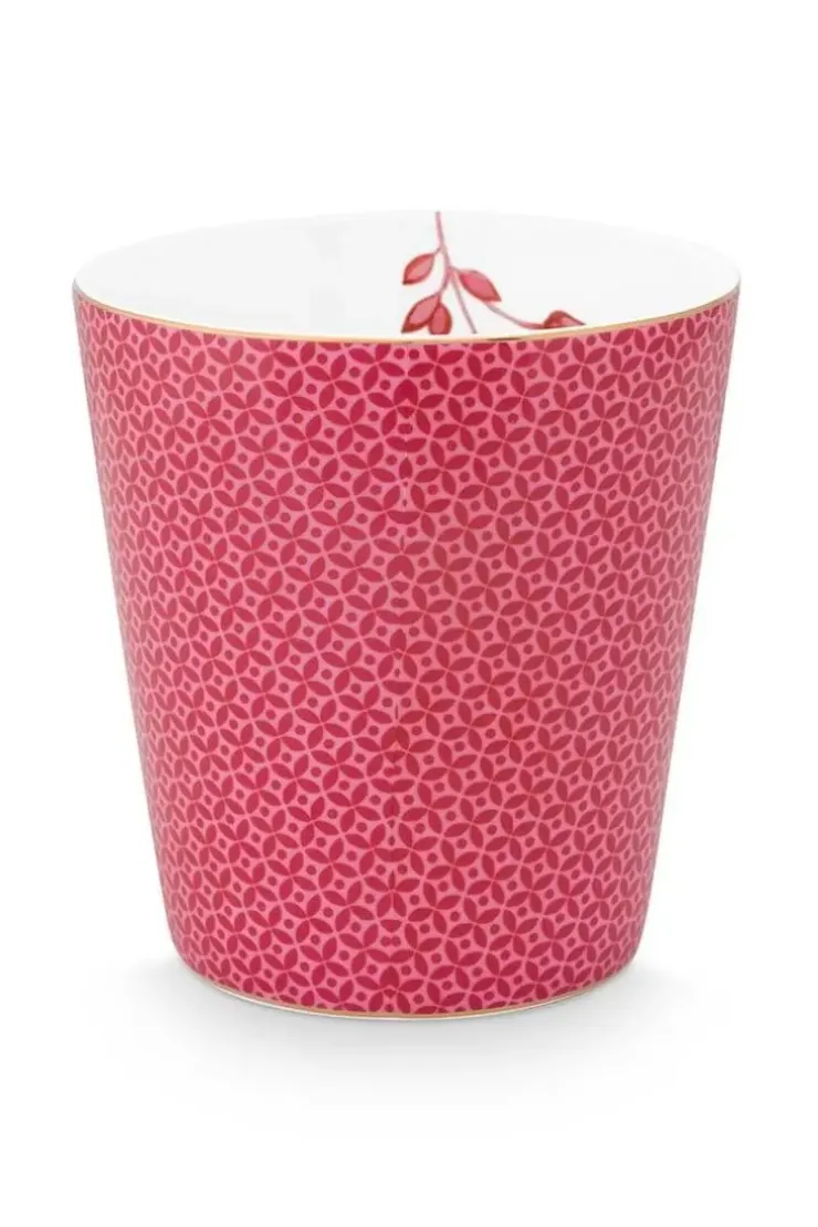 Kaffeetassen|Pip Studio Royal Stripes Tasse Fliesen Dunkel Rosa