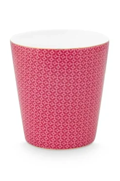 Kaffeetassen|Pip Studio Royal Stripes Tasse Fliesen Dunkel Rosa