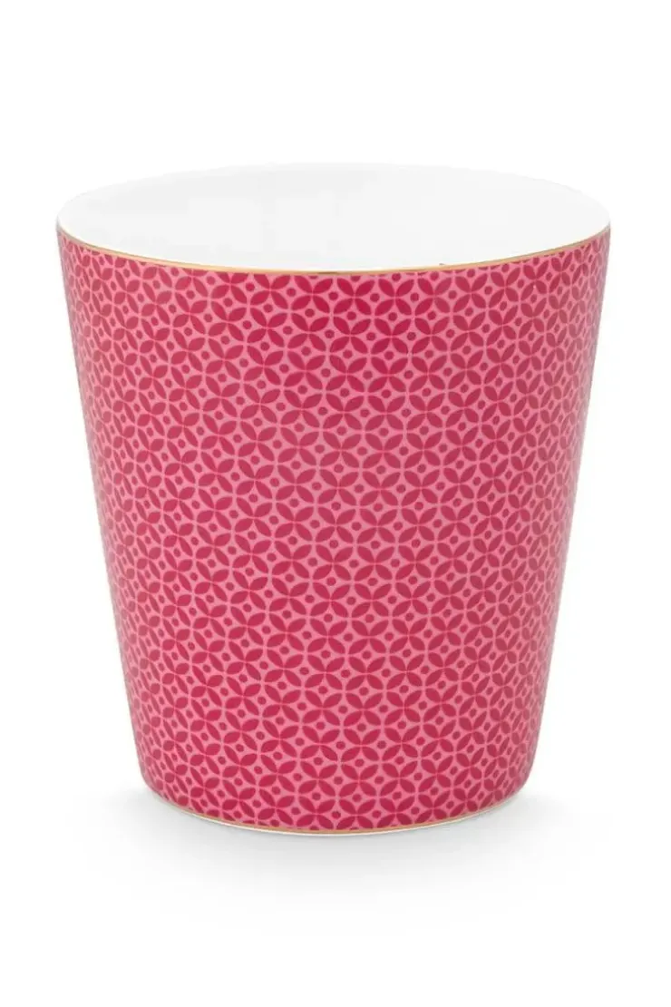 Kaffeetassen|Pip Studio Royal Stripes Tasse Fliesen Dunkel Rosa