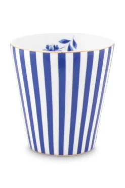 Kaffeetassen|Pip Studio Royal Stripes Tasse Klein Blau