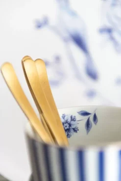 Kaffeetassen|Pip Studio Royal Stripes Tasse Klein Blau