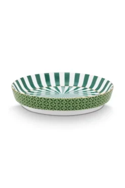Porzellan Sets|Pip Studio Royal Stripes Tasse Punkte & Teebeutelablage Grun